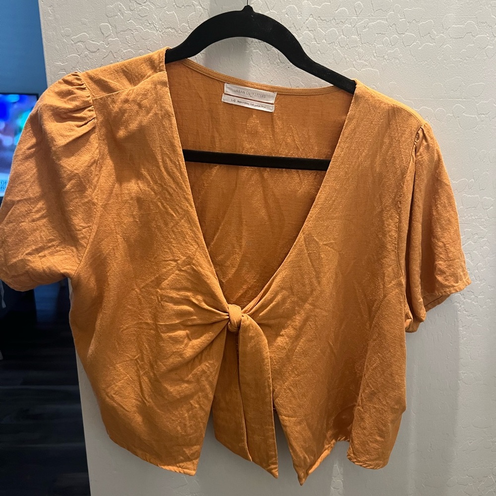 Urban outfitters tie front top